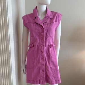 Skies are Blue Sleeveless Pink Dress